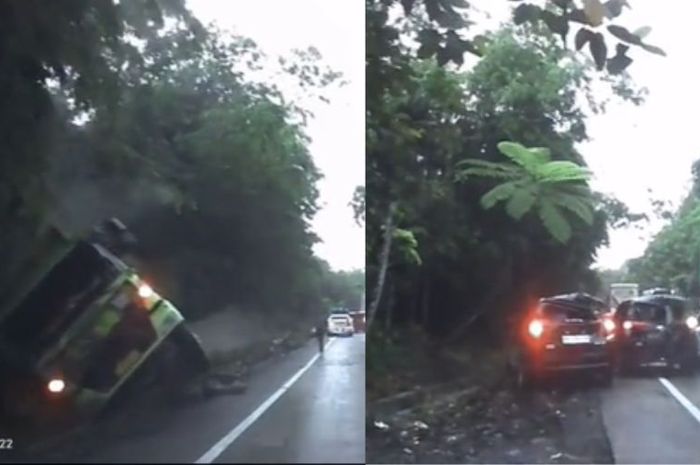 Detik Detik Menegangkan Kecelakaan Beruntun Di Sitinjau Lauik Ntvnews Id