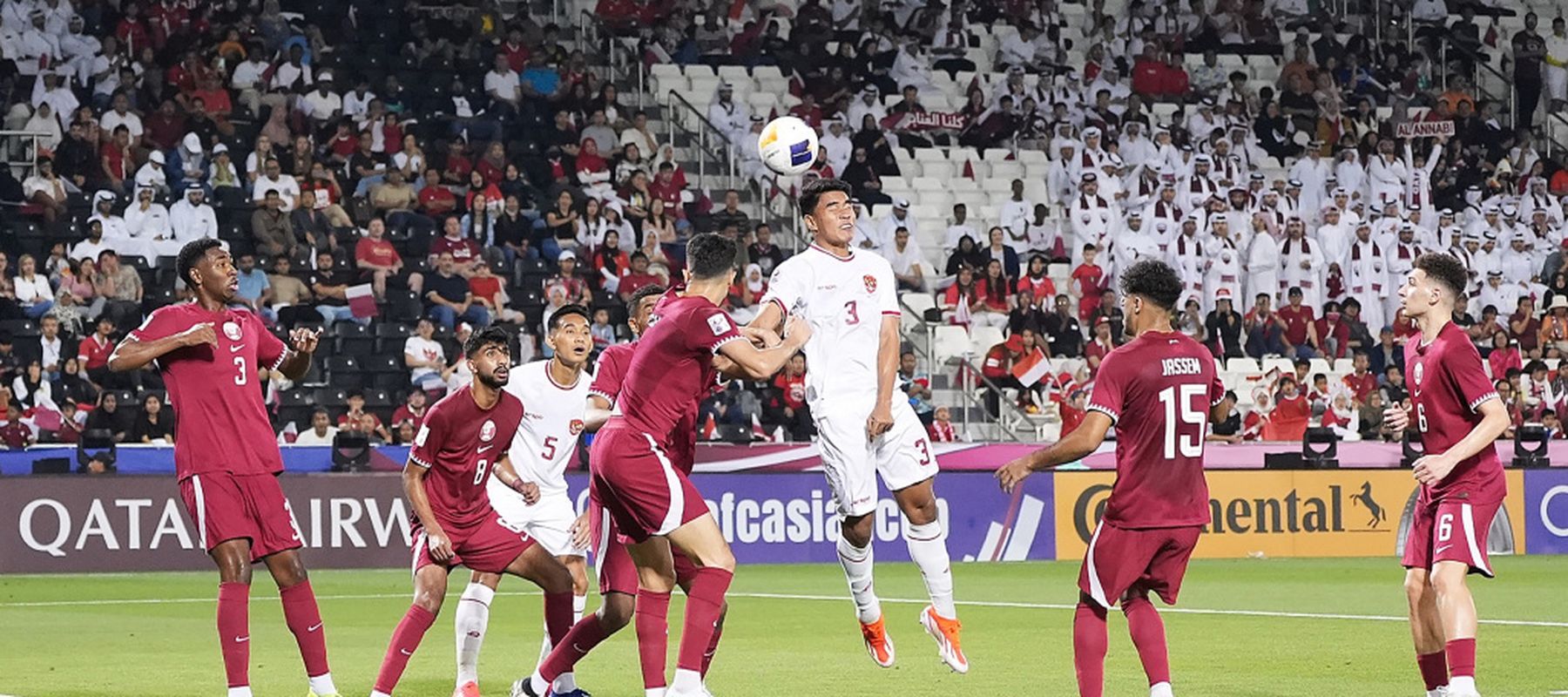 Timnas Indonesia kalah 0-2 dari tuan rumah Qatar pada laga pembuka Grup A Piala Asia U-23 2024.