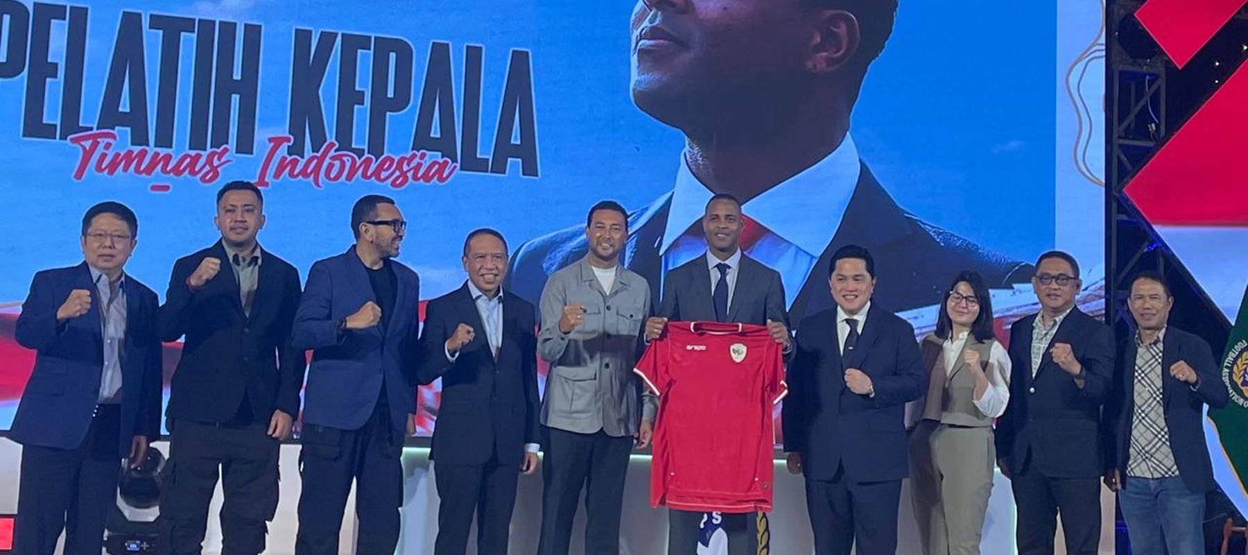 Perkenalan Patrick Kluivert sebagai pelatih baru Timnas Indonesia. 