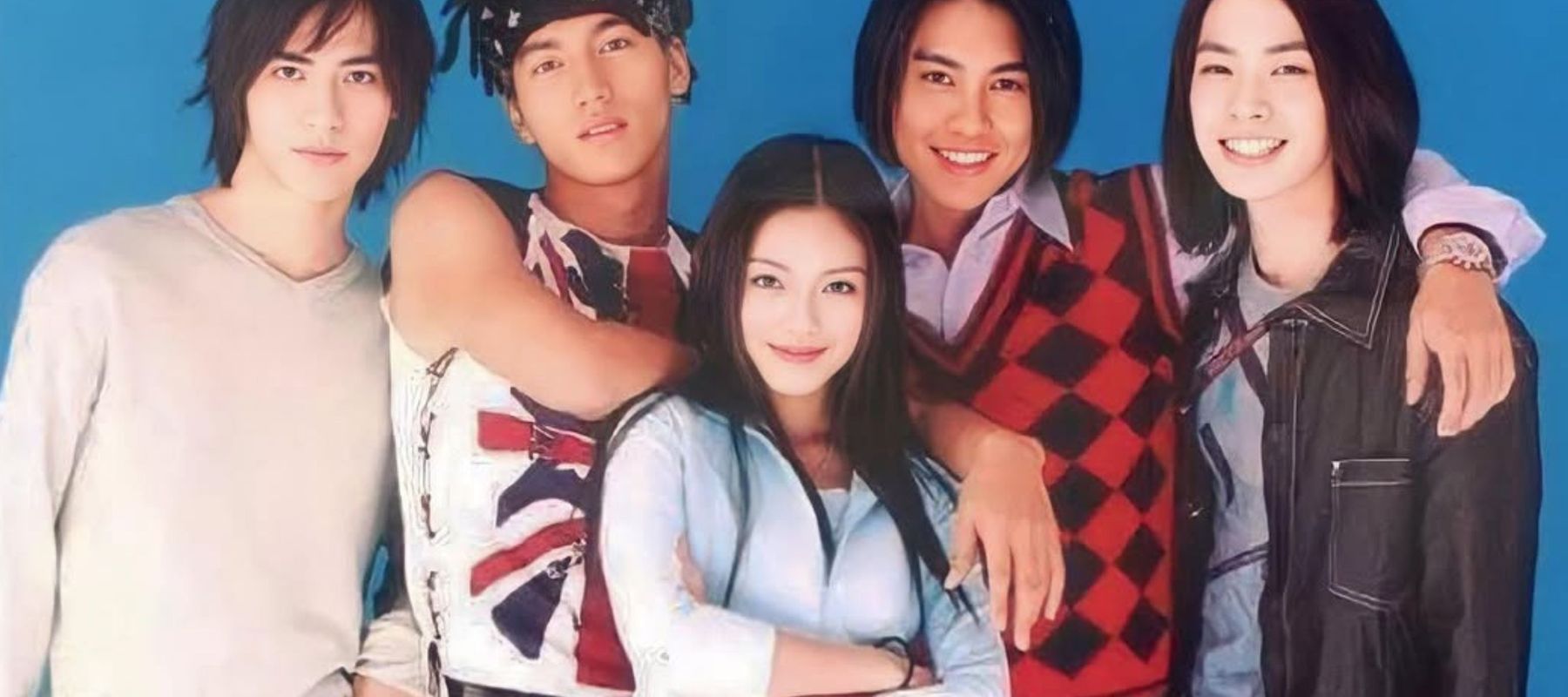 Barbie Hsu, Jerry Yan, Vic Zhou, Ken Zhu dan Vannes Wu saat membintangi serial Meteor Garden.