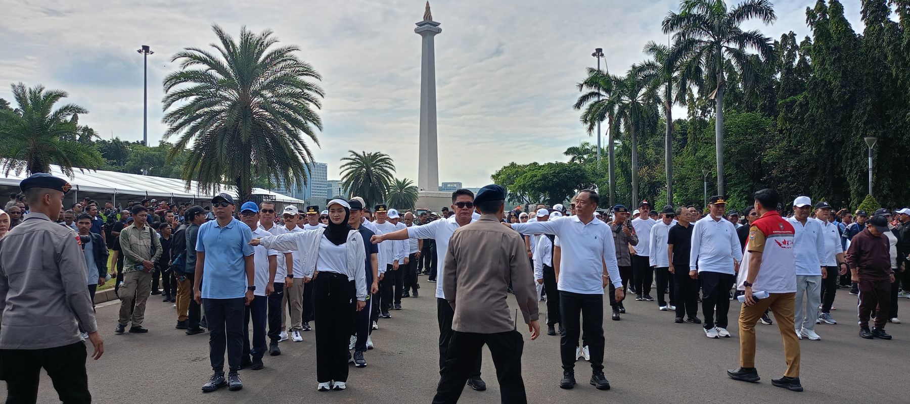 Kepala Daerah Ikuti Gladi Kotor Pelantikan di Monas