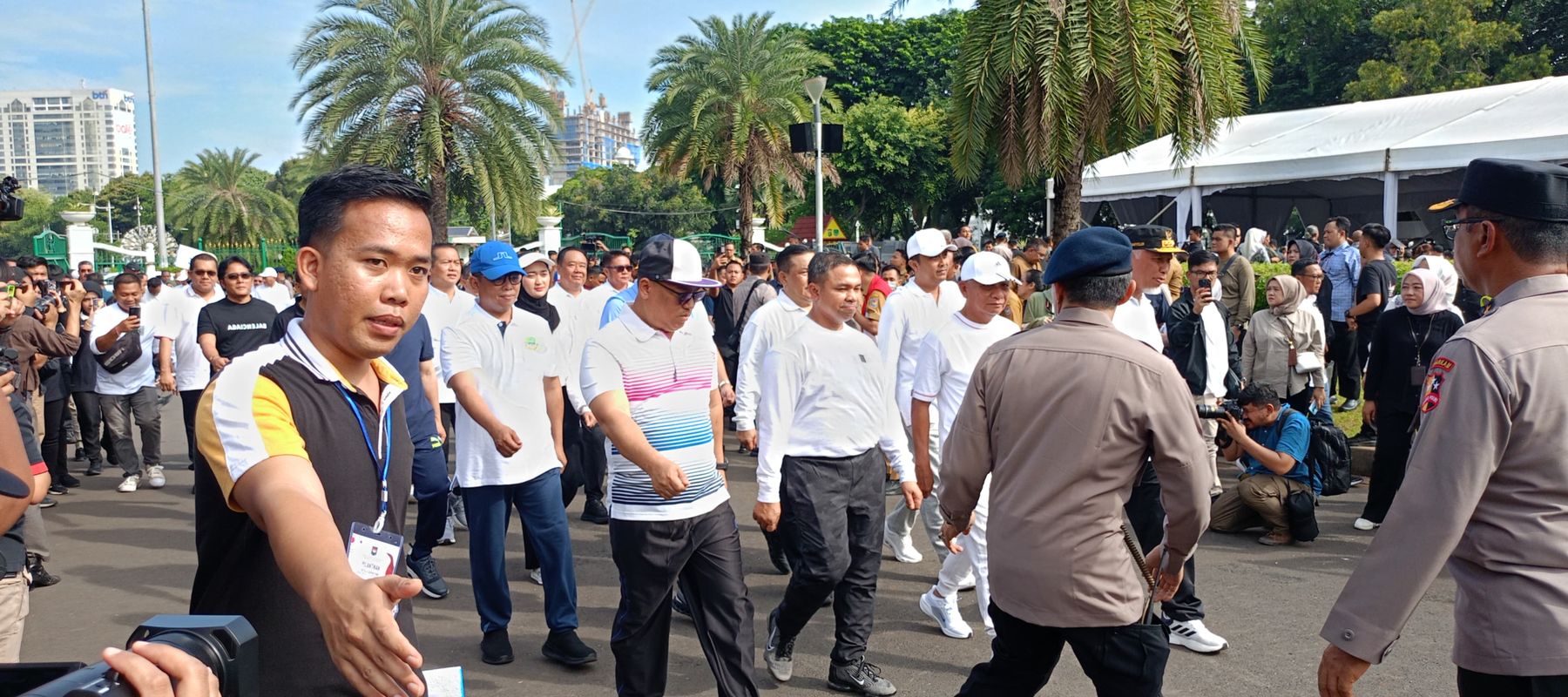 Kepala Daerah Ikuti Gladi Kotor Pelantikan di Monas