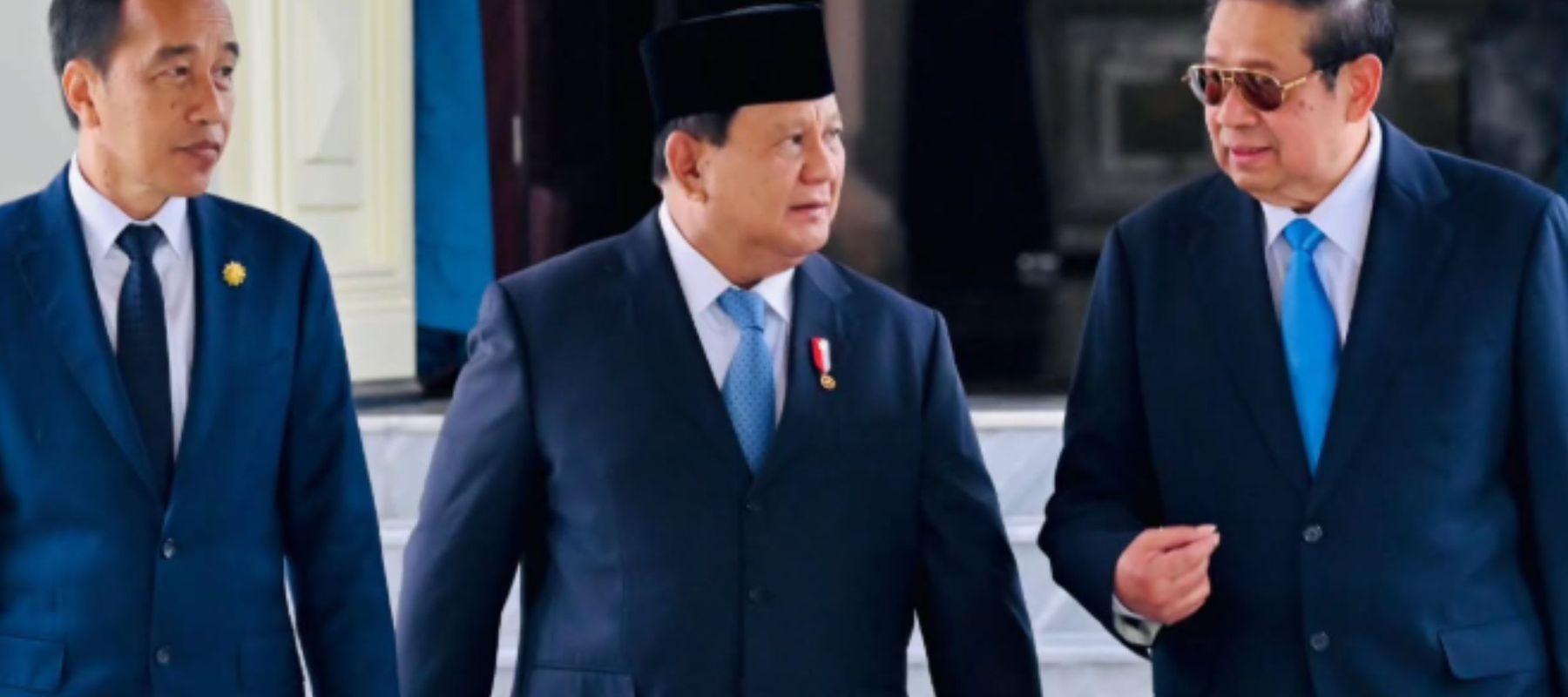 Presiden Prabowo bersama SBY dan Jokowi