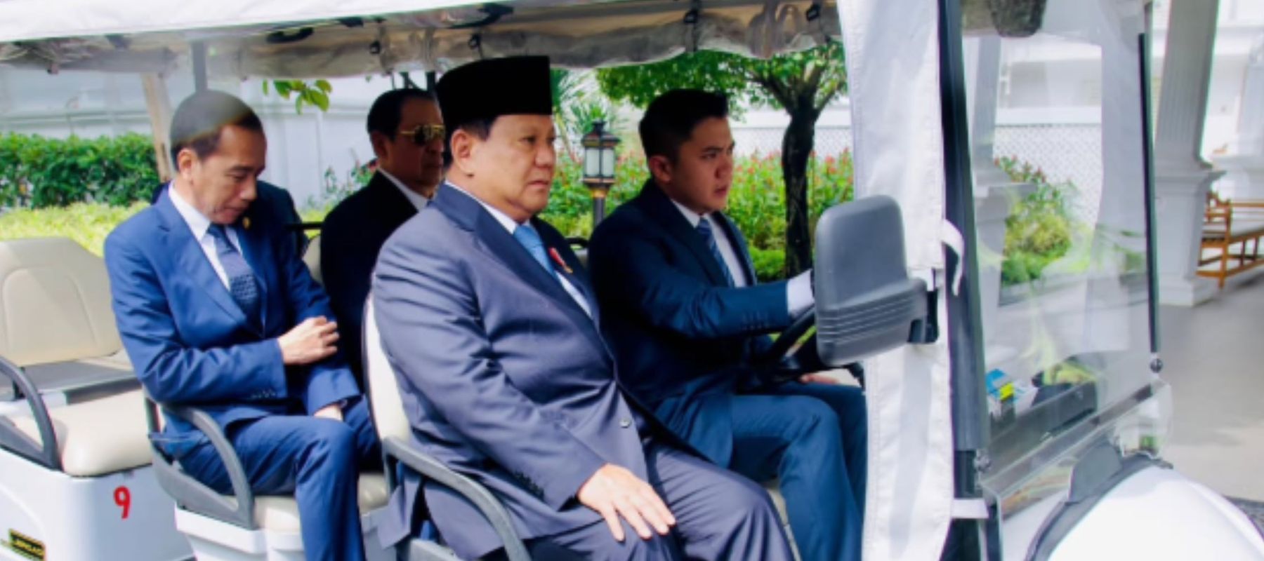 Presiden Prabowo bersama SBY dan Jokowi