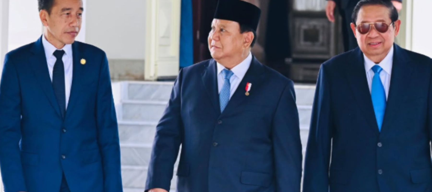 Presiden Prabowo bersama SBY dan Jokowi