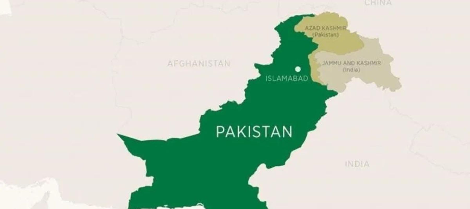 Ilustrasi perbatasan India dan Pakistan. 