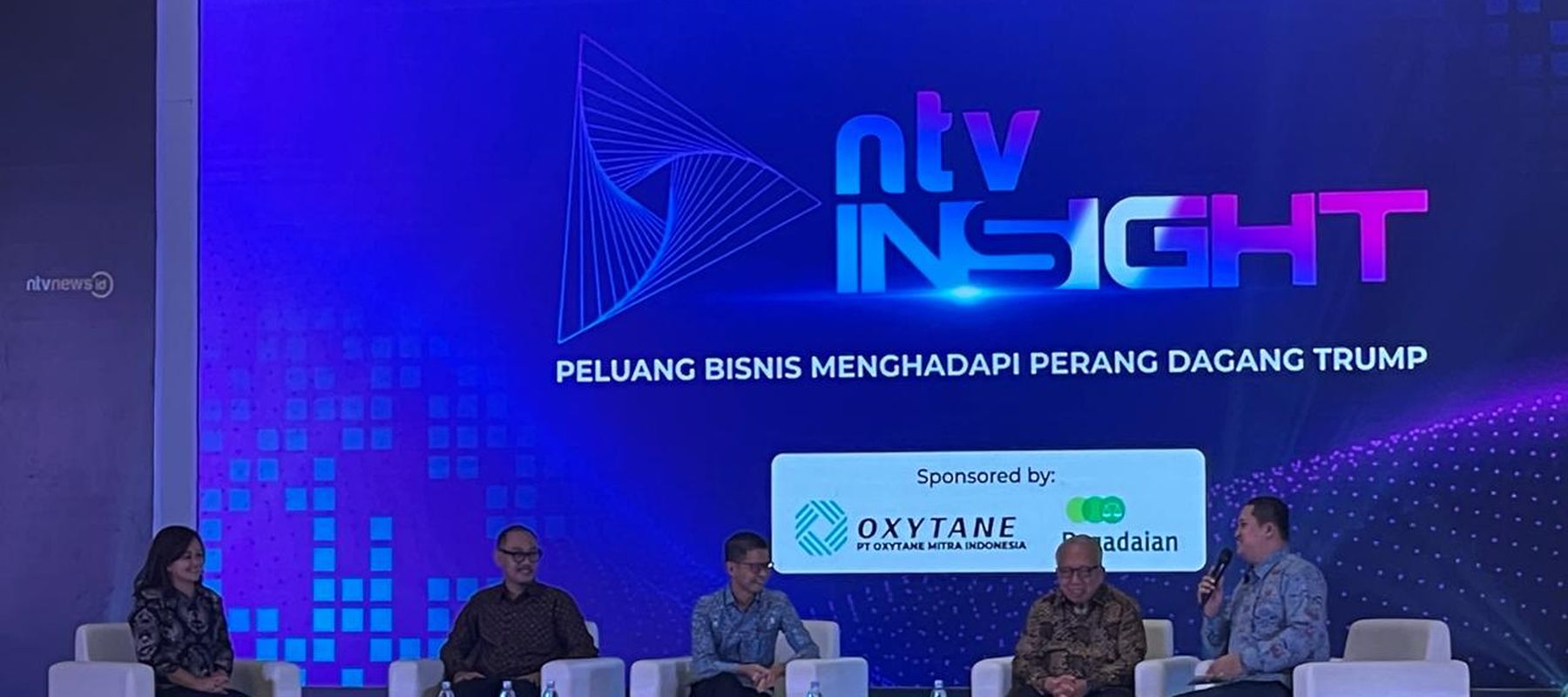 Forum diskusi NTV Insight Sesi I dengan tema Kebijakan Tarif AS dan Masa Depan Ekspor Indonesia