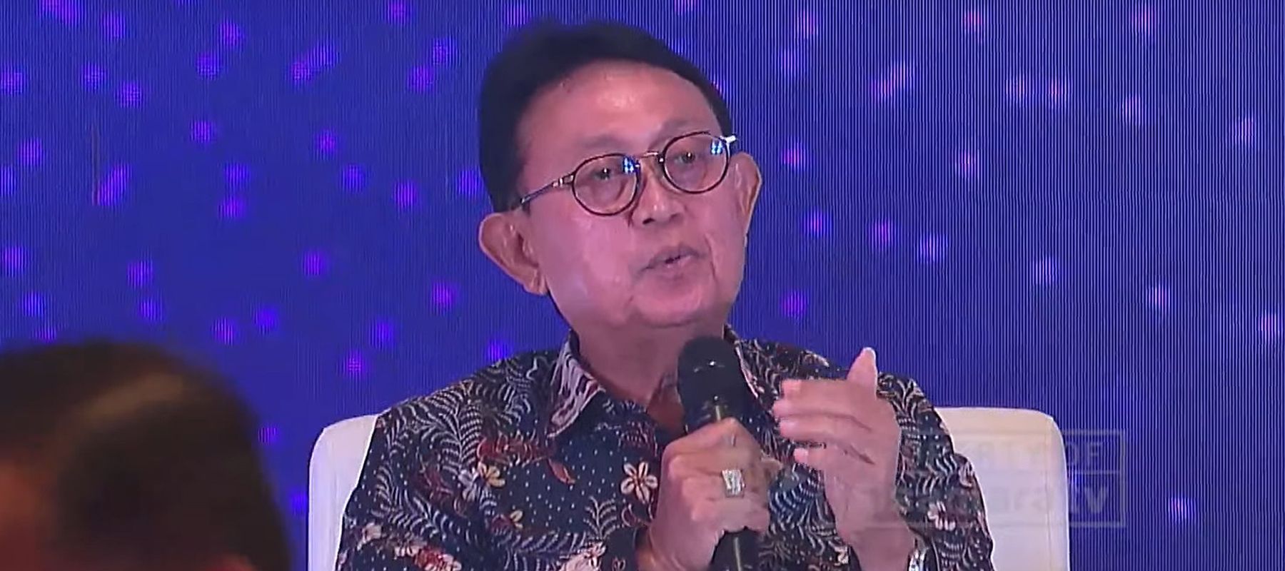 Ketua Umum Gabungan Pengusaha Kelapa Sawit Indonesia (GAPKI), Eddy Martono dalam forum diskusi NTV Insight 