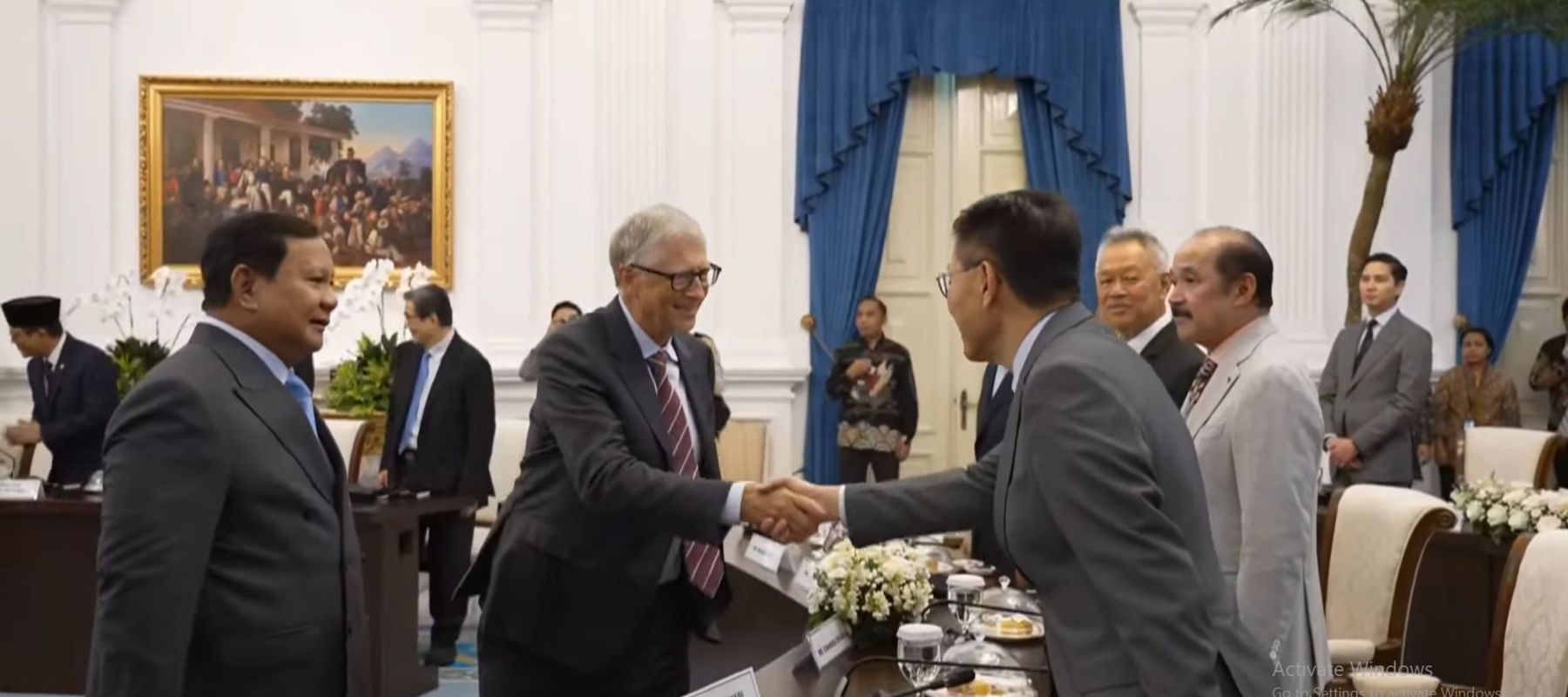 Prabowo dan Bill Gates