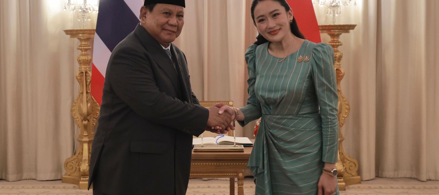 Presiden Prabowo Subianto dan PM Thailand Paetongtarn Shinawatra