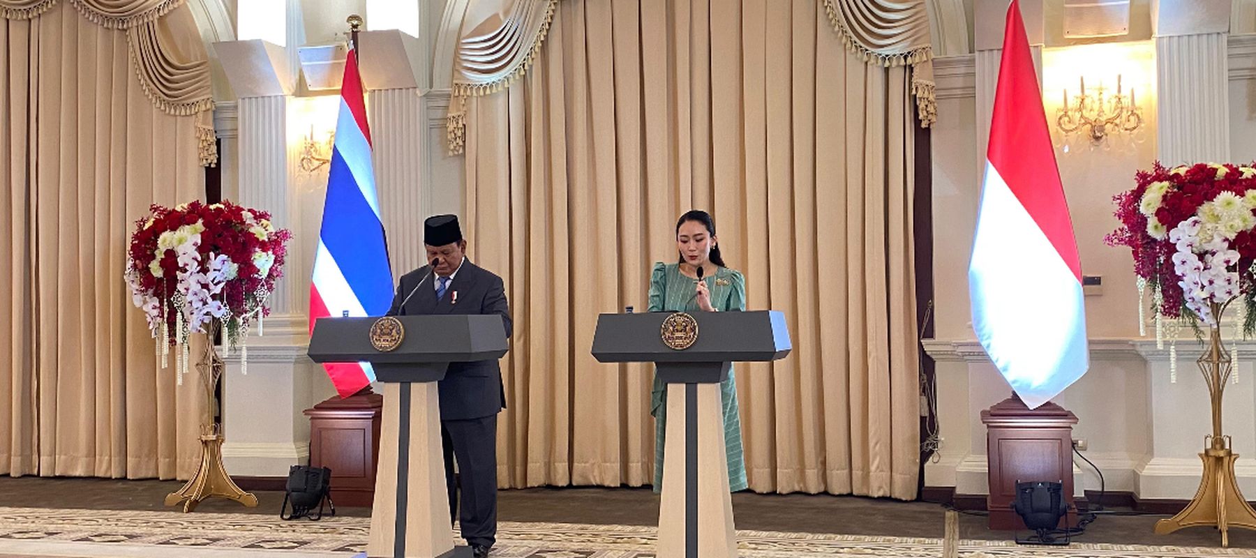 Presiden Prabowo di Thailand