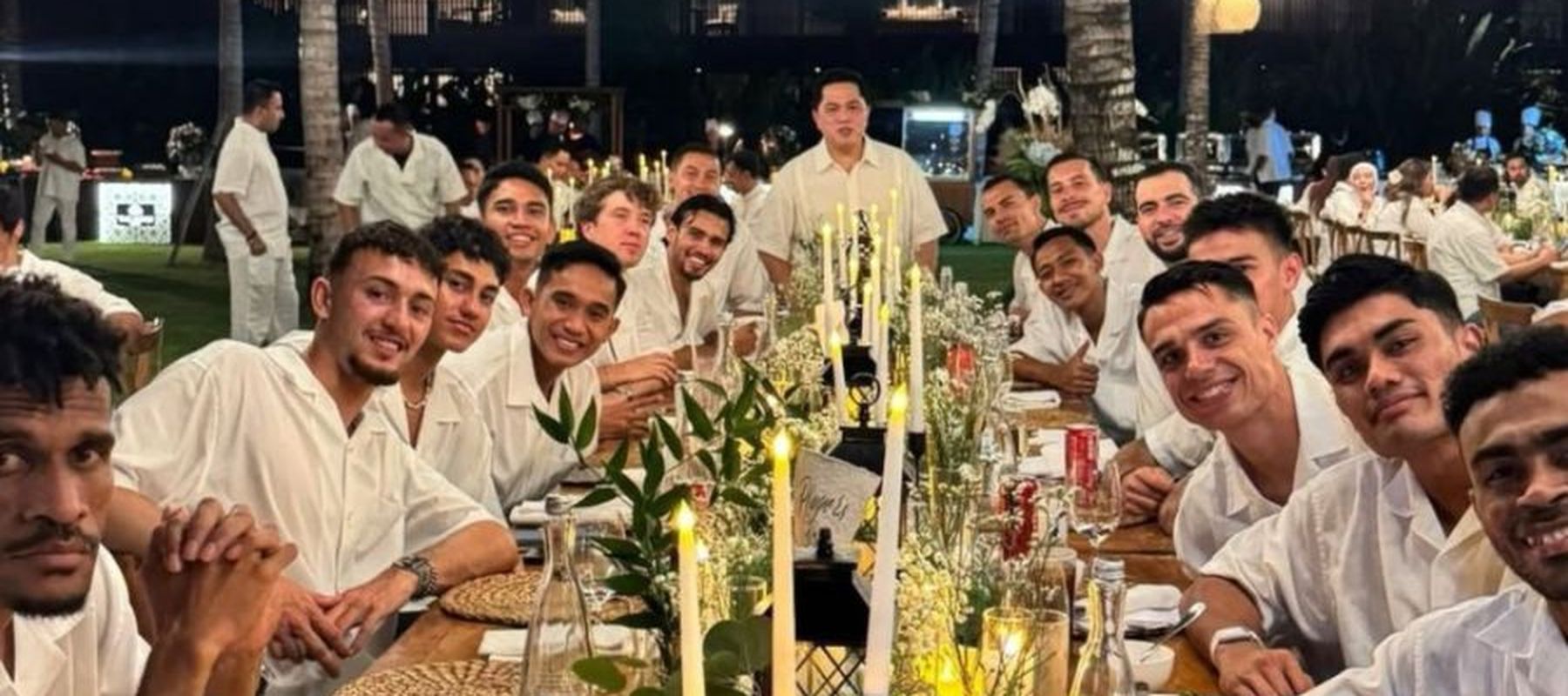 Ultah Erick Thohir Makan Malam Bareng Pelatih dan Pemain Timnas dan Pelatih