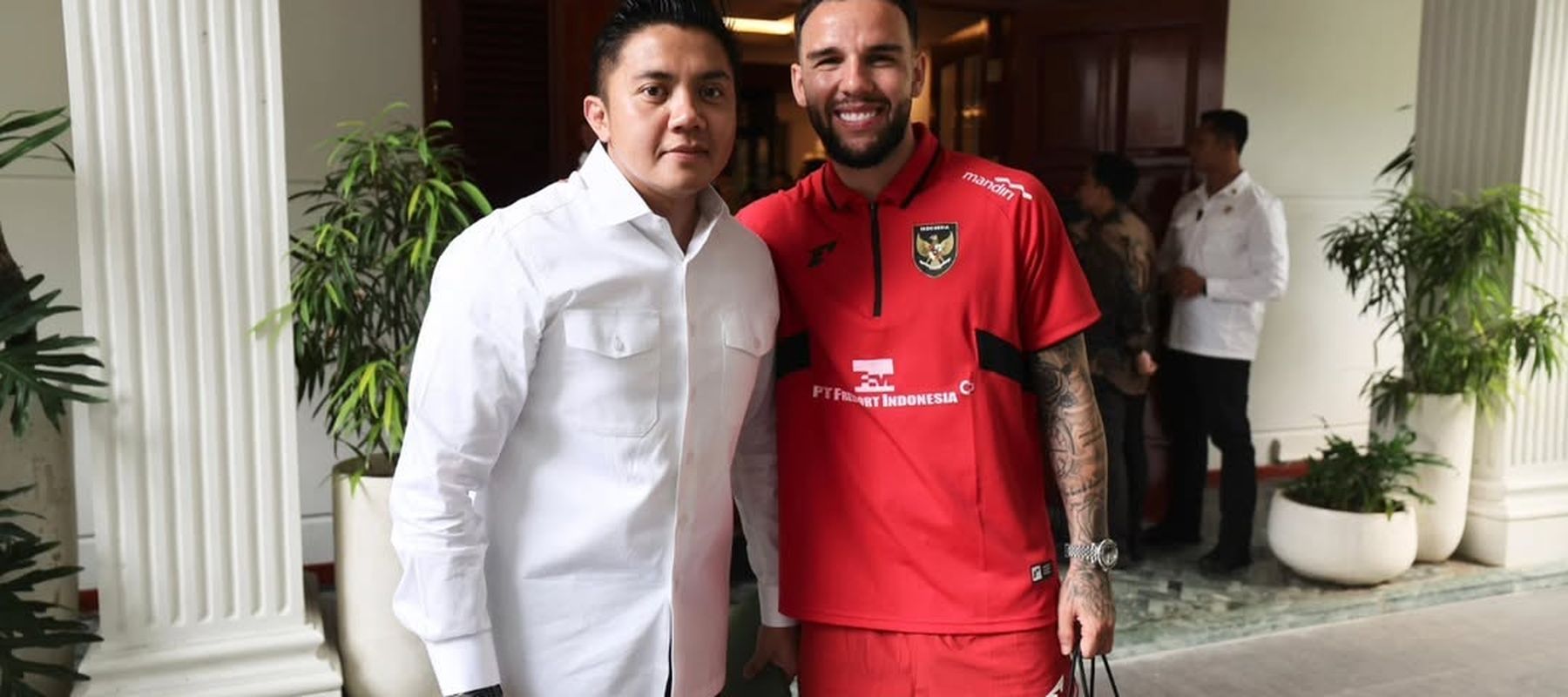 Seskab Teddy dan Calvin Verdonk.