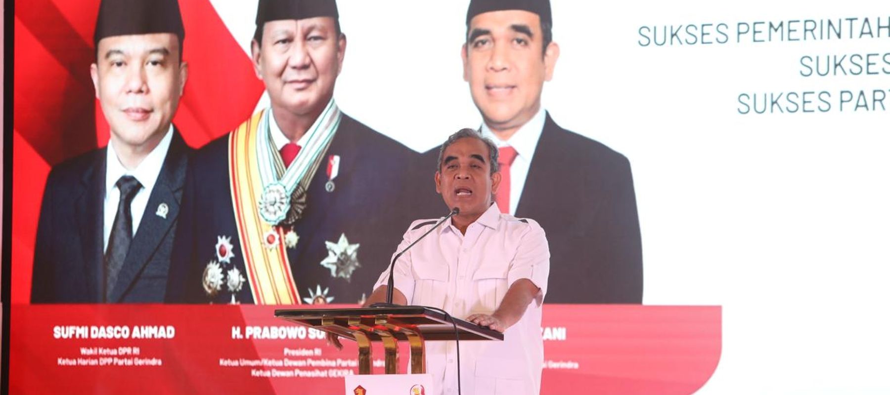 Sekjen Gerindra Ahmad Muzani
