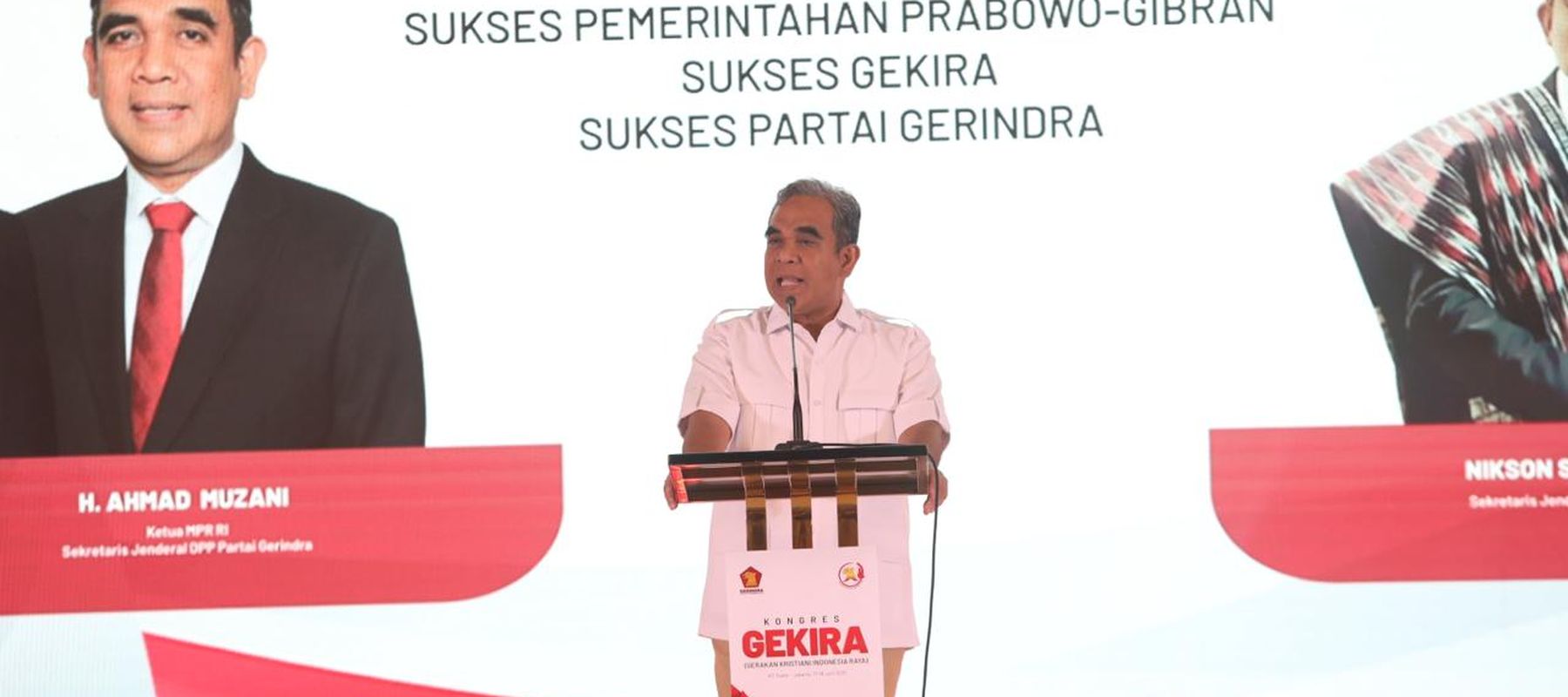 Sekjen Gerindra Ahmad Muzani
