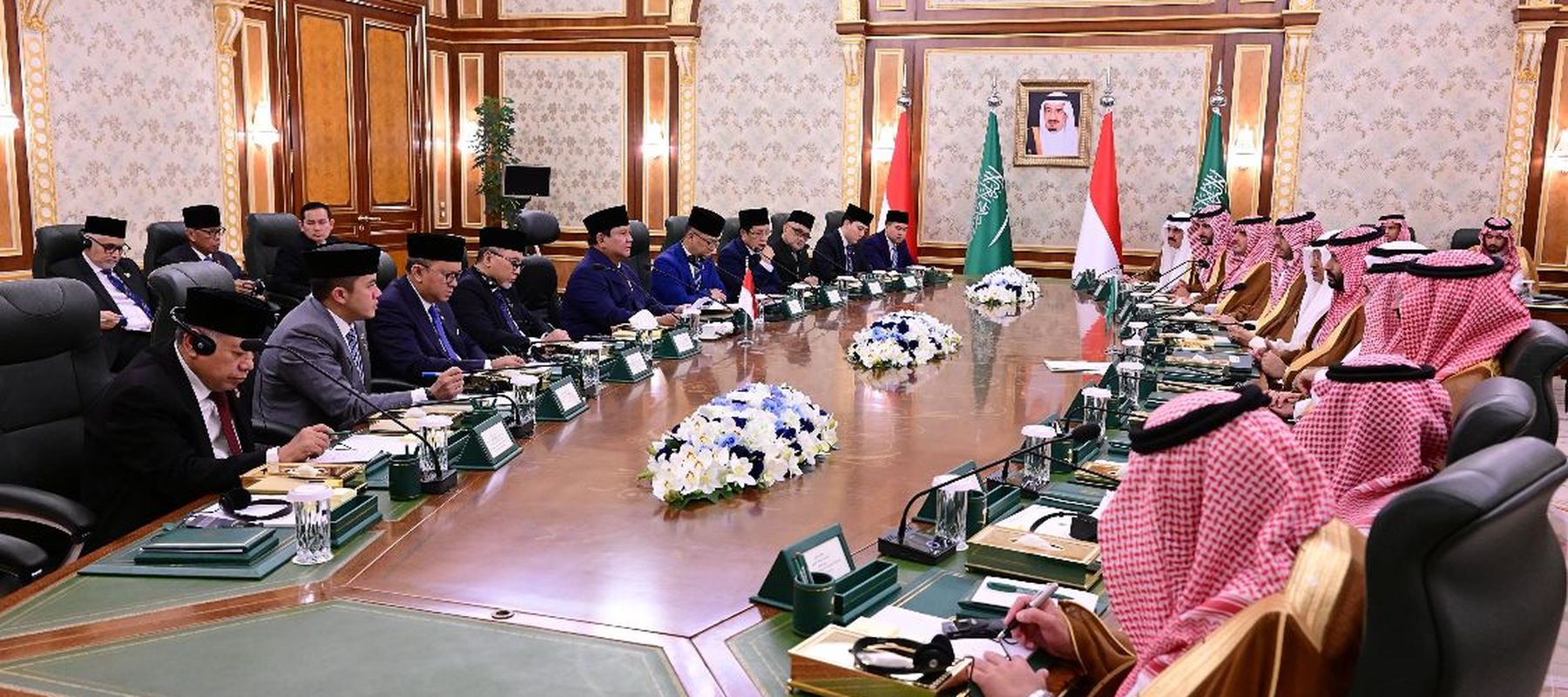 Prabowo dan Pangeran MBS Tandatangani Minutes of Meeting Dewan Koordinasi Tertinggi Indonesia–Arab Saudi