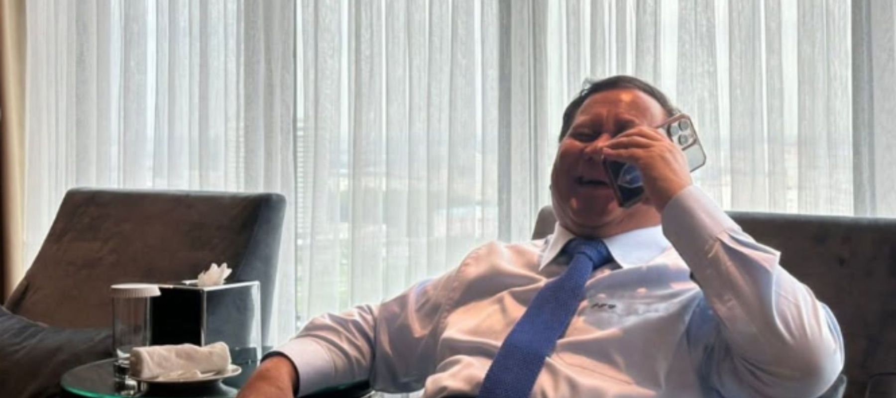 Prabowo Telepon Trump