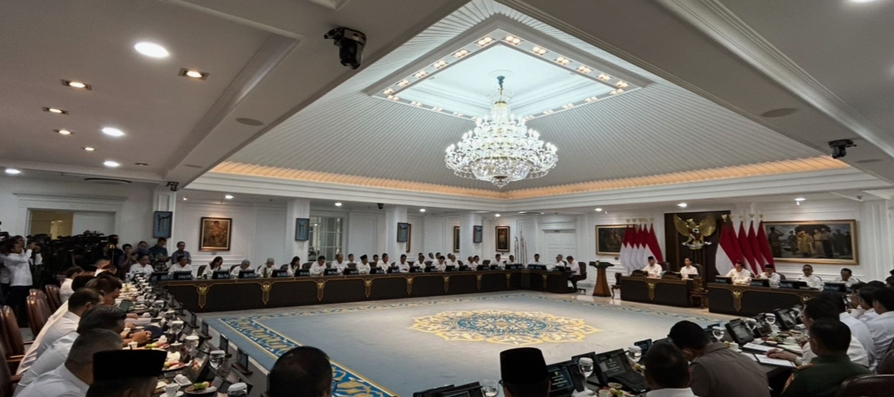 Prabowo Subianto Pimpin Sidang Paripurna Kabinet