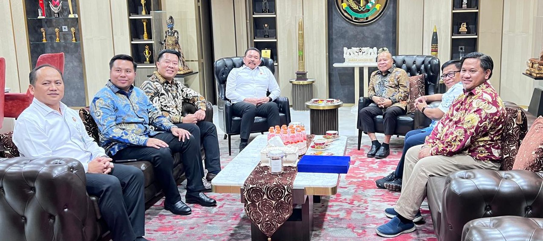 Audiensi NTV dengan Jaksa Agung RI ST Burhanuddin. 