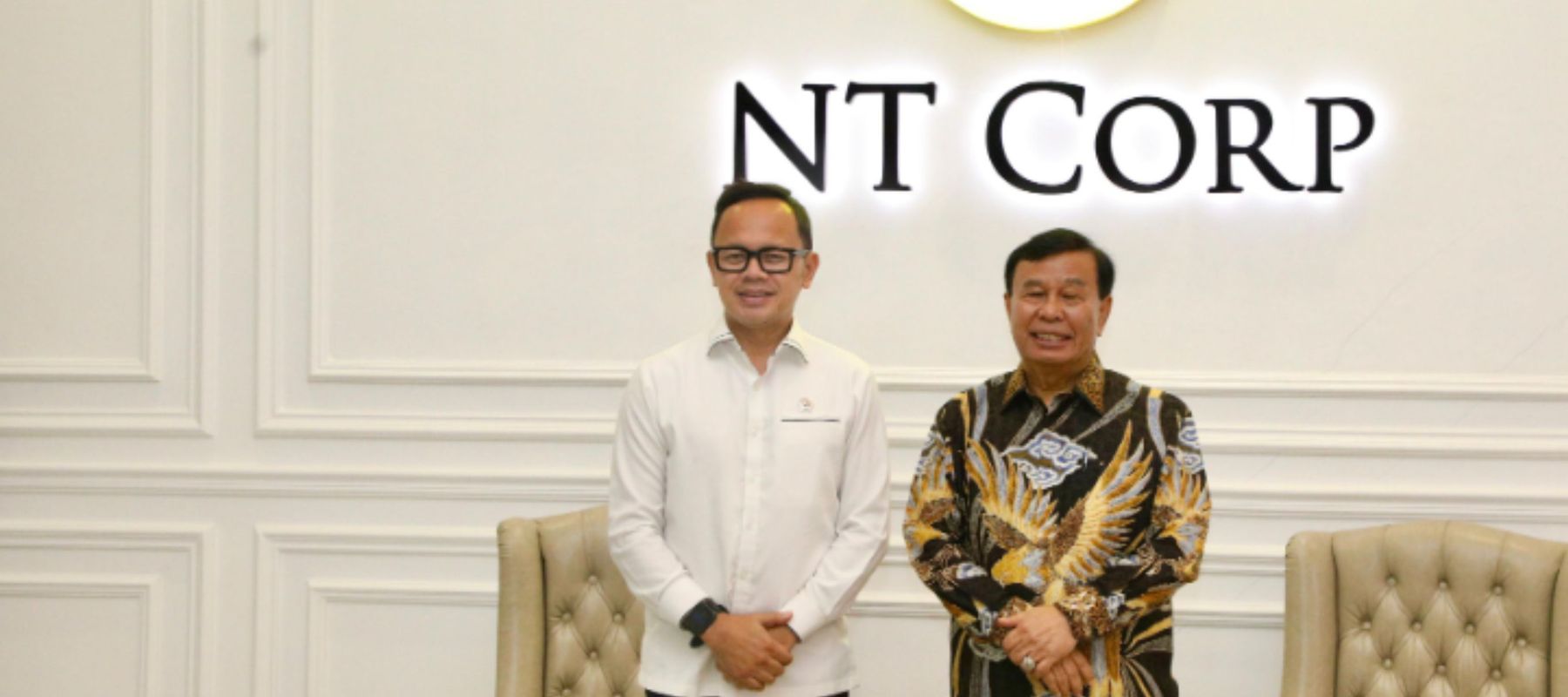 Wakil Menteri Dalam Negeri, Bima Arya Sugiarto dan Presiden Komisaris NTCORP	Dr. Ir. Nurdin Tampubolon, MM