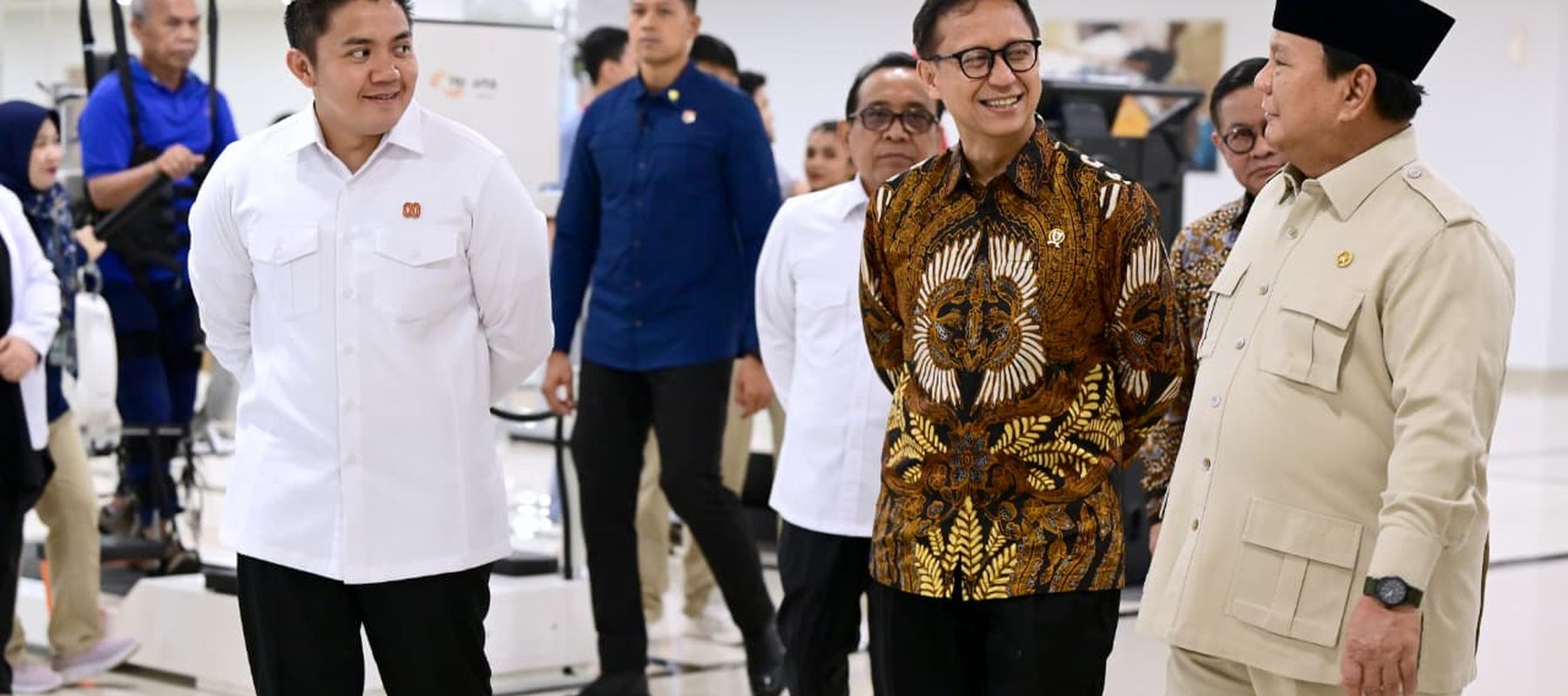 Prabowo Subianto dan Menkes Budi Gunadi