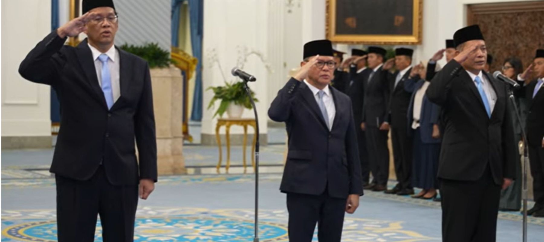 Pelantikan Menteri di Istana Negara
