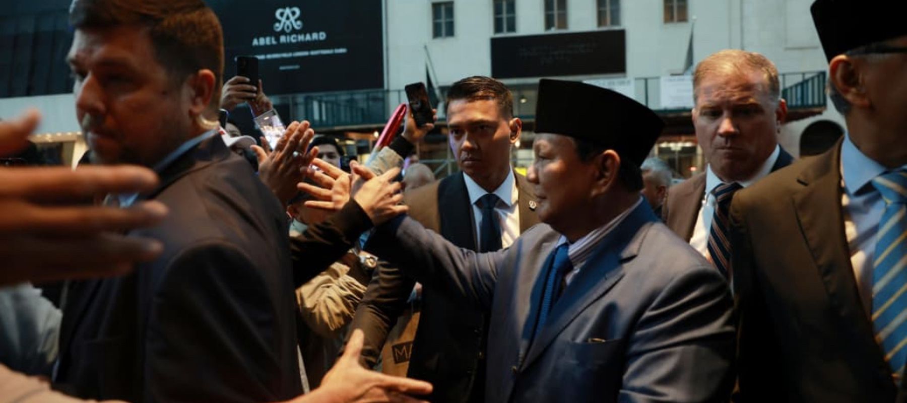 Presiden Republik Indonesia, Prabowo Subianto, tiba untuk memulai rangkaian kunjungan kerjanya di Amerika Serikat
