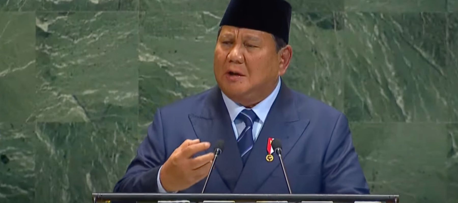 Presiden Prabowo Subianto dalam Sidang Umum PBB