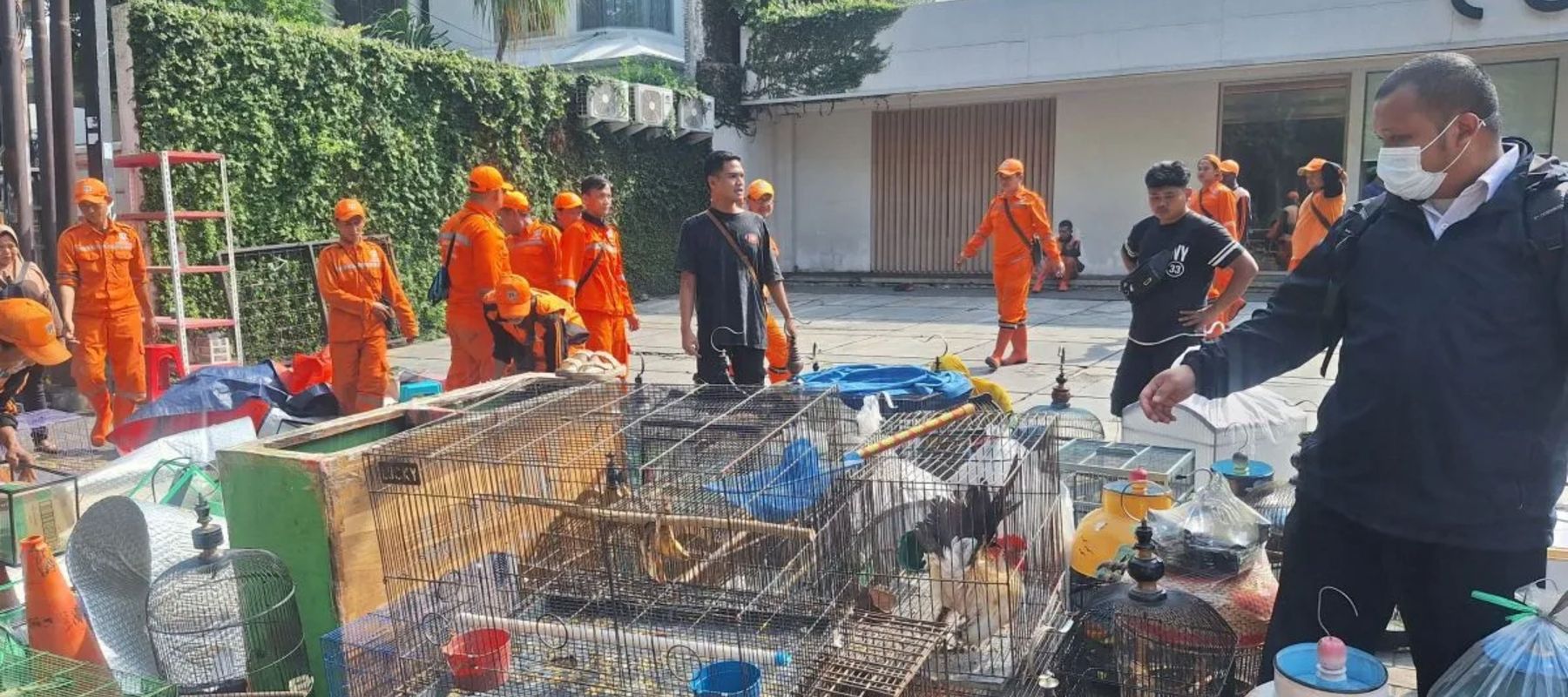 Penertiban Pedagang di Jalan Barito
