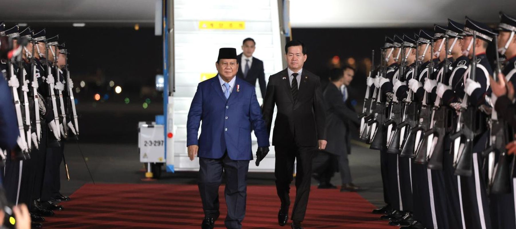 Prabowo Tiba di Korea Selatan