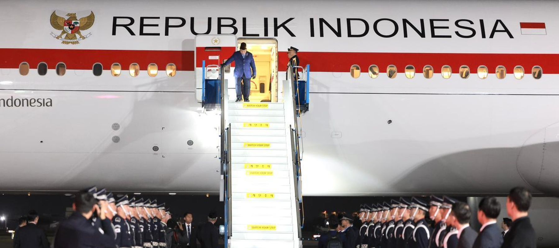 Prabowo Tiba di Korea Selatan