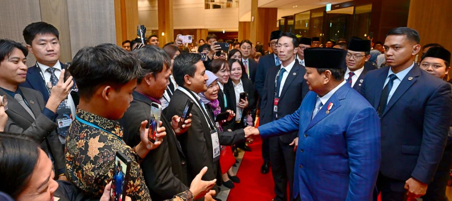 Hangatnya Sambutan Diaspora Indonesia untuk Presiden Prabowo di Gyeongju