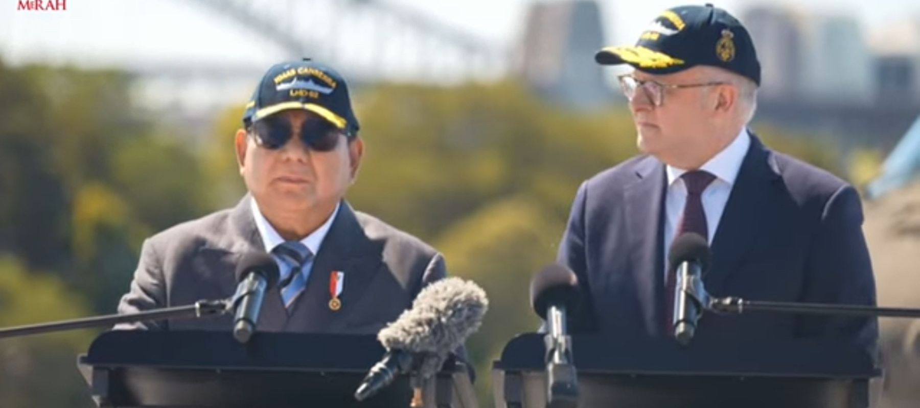 Pernyataan Pers Prabowo Subianto dan PM Australia Albanese