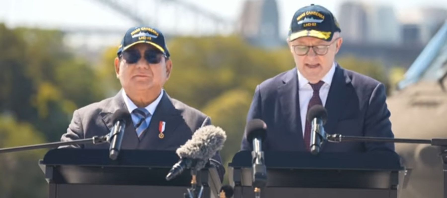 Pernyataan Pers Prabowo Subianto dan PM Australia Albanese