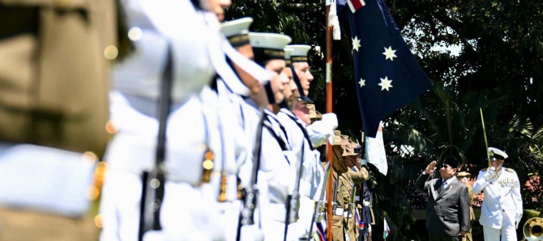 Gubernur Jenderal Australia Sam Mostyn Sambut Prabowo dengan Upacara Kenegaraan*
