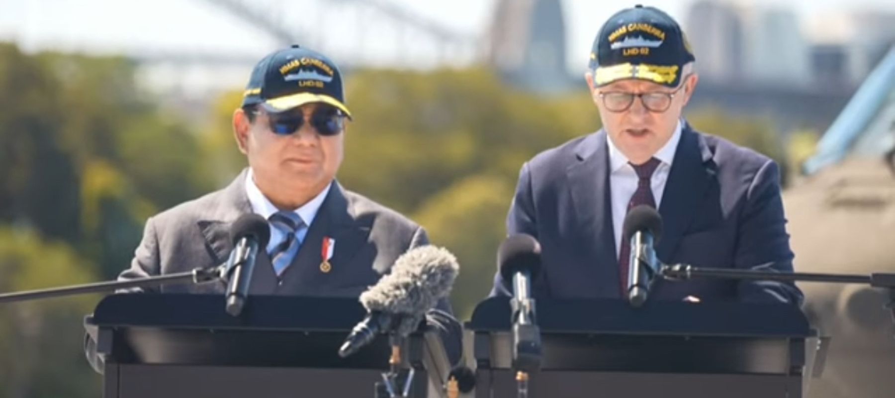 Pernyataan Pers Prabowo Subianto dan PM Australia Albanese