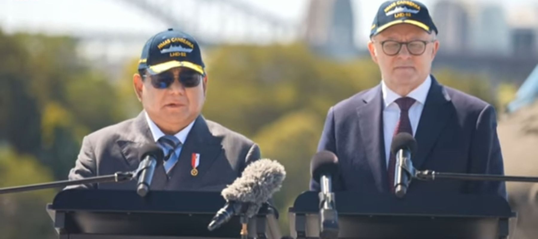 Pernyataan Pers Prabowo Subianto dan PM Australia Albanese