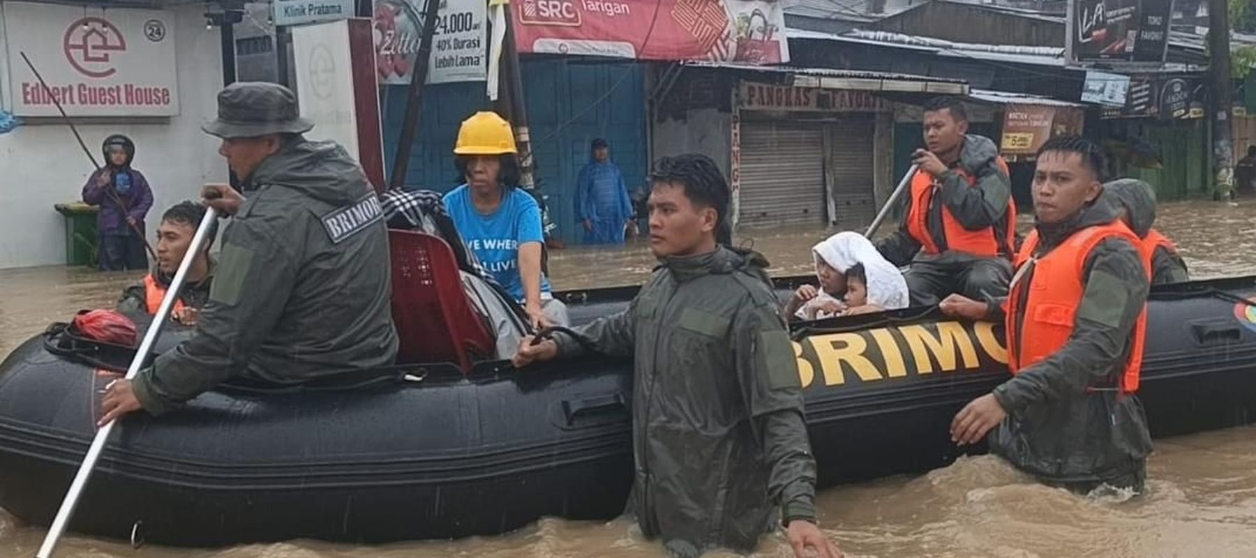 Banjir di Sumatra. 