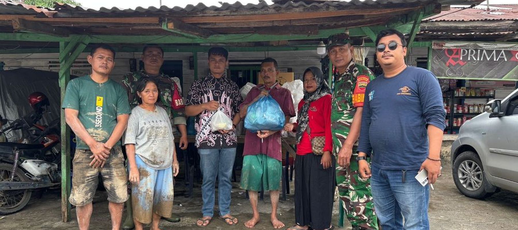 Banjir menerjang Sumatra Utara. (Foto: Istimewa)