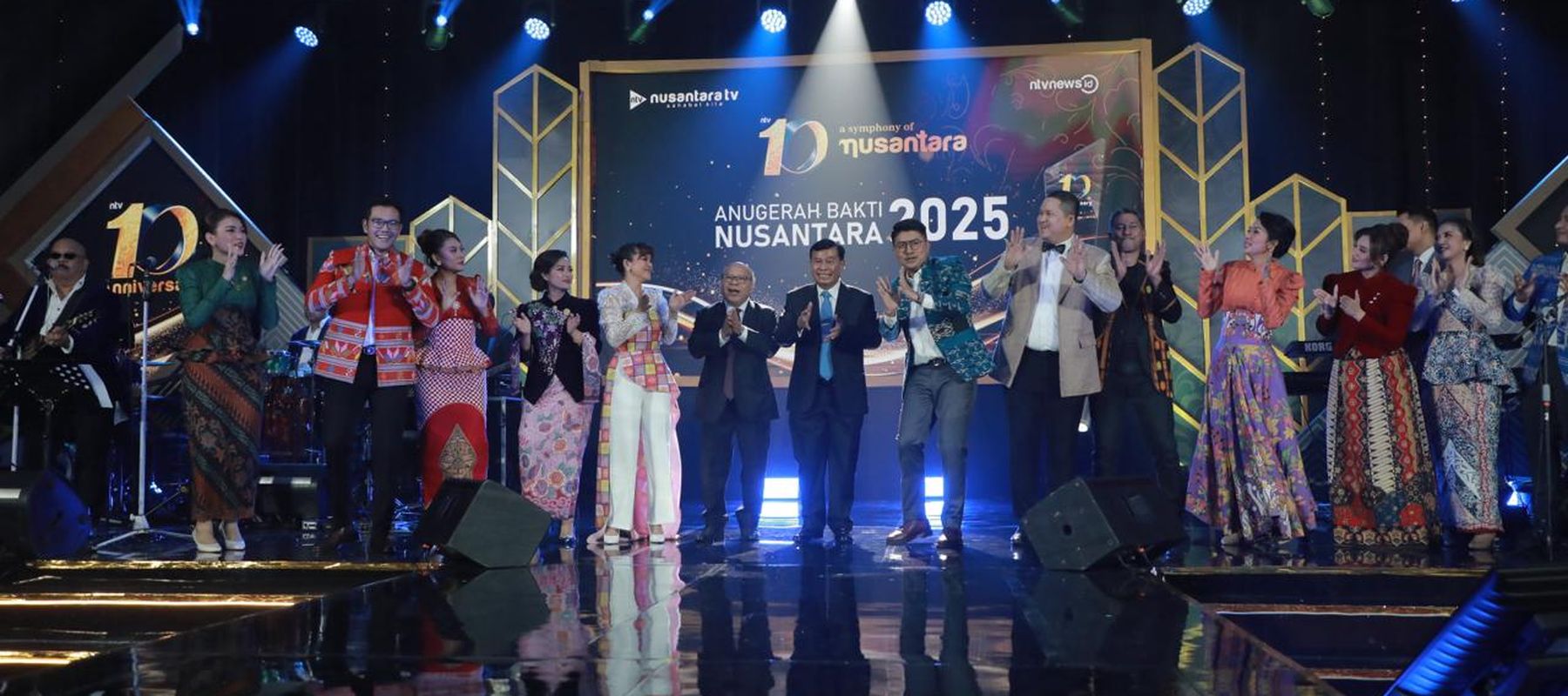 Nusantara TV menggelar perayaan ulang tahun ke-10 dalam sebuah acara megah bertajuk “A Symphony of Nusantara”. Acara ini juga Sebagai momentum refleksi atas satu dekade kiprah dan komitmen NTV dalam penyiaran serta apresiasi terhadap para individu da
