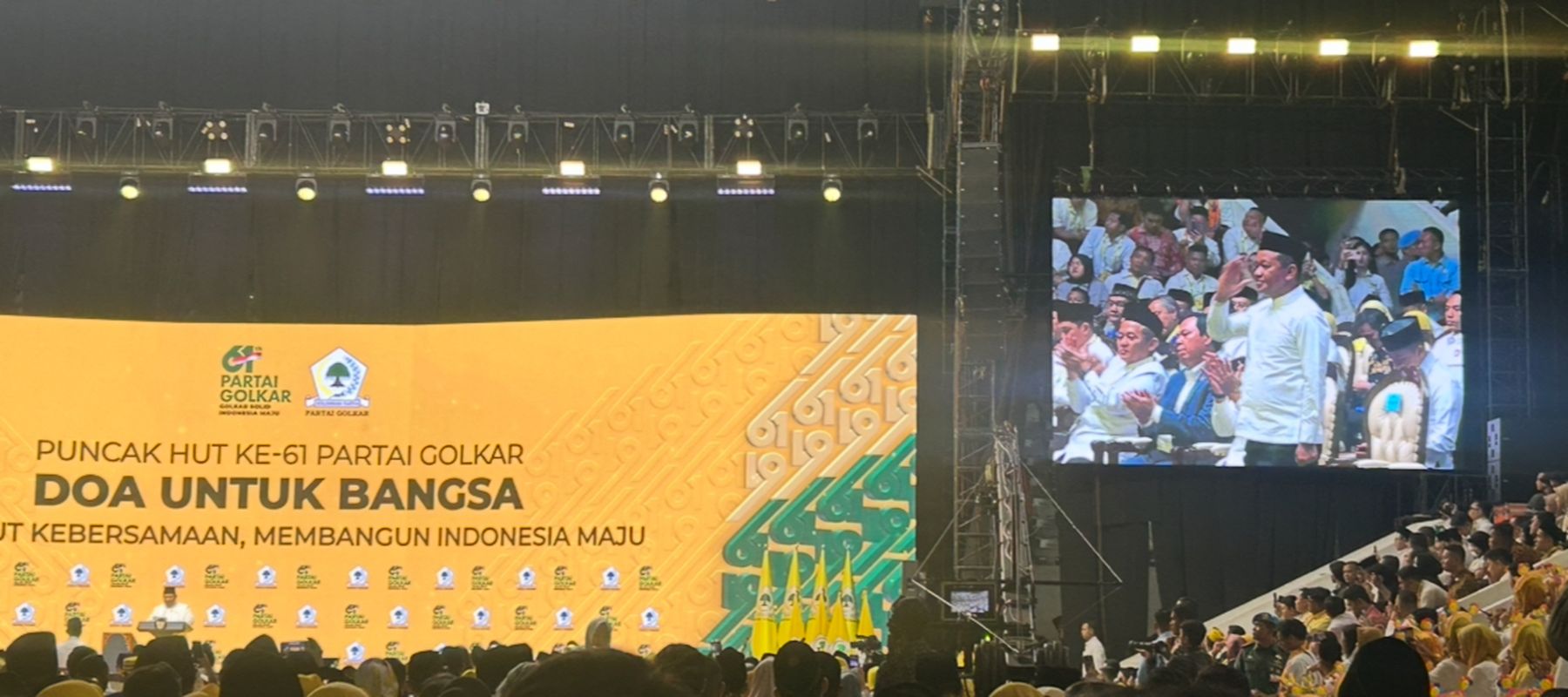 Presiden Prabowo Subianto di HUT Golkar