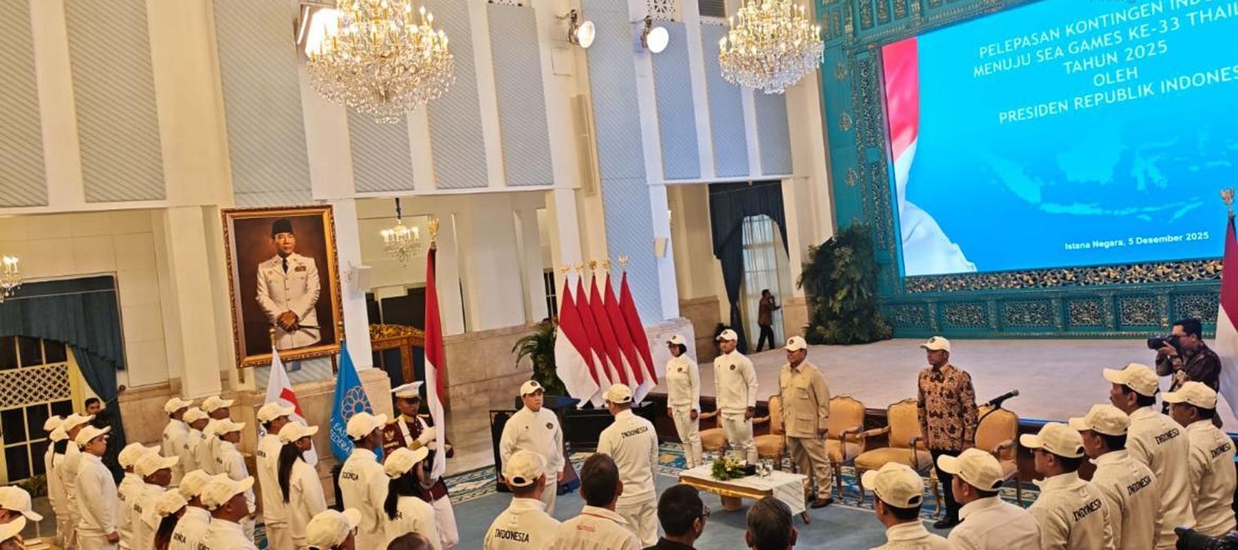 Prabowo Subianto Lepas Atlet SEA Games