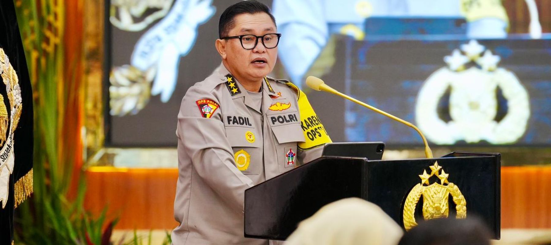 Asisten Utama Operasi (Astamaops) Kapolri, Komjen Pol Fadil Imran.