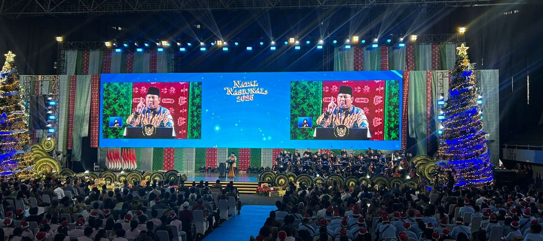 Prabowo Subianto di Natal Nasional
