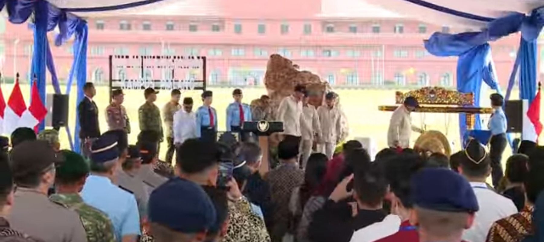 Prabowo Subianto di Sekolah Garuda Malang Jawa Timur