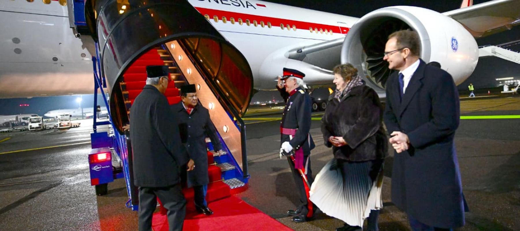 Prabowo Subianto tiba di London Inggris