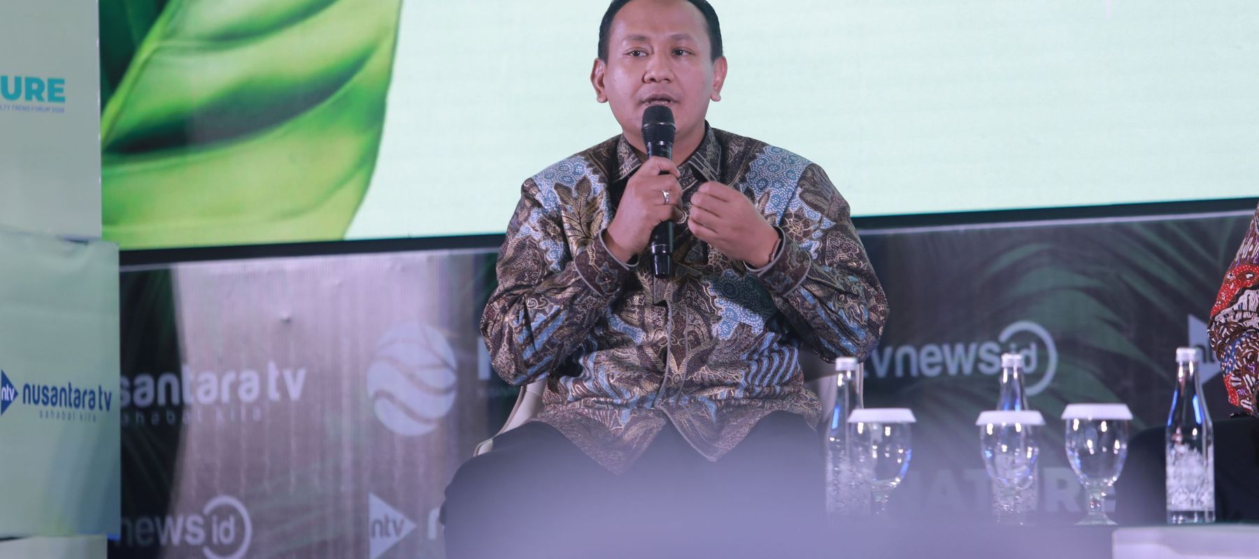 Wakil Menteri Kehutanan Rohmat Marzuki diacara Nature 2026