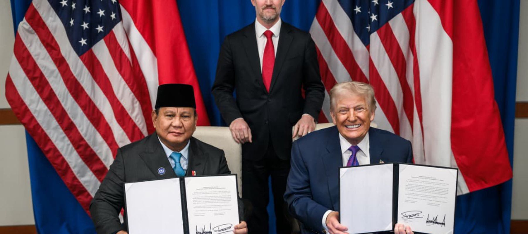 Presiden Prabowo dan Presiden Donlad Trump