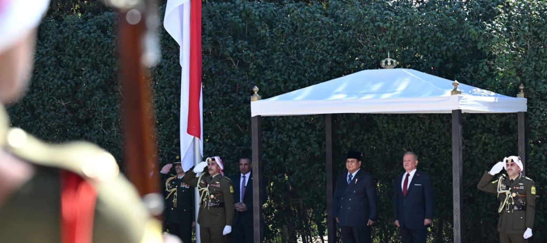 Prabowo Subianto dan Raja Abdullah II