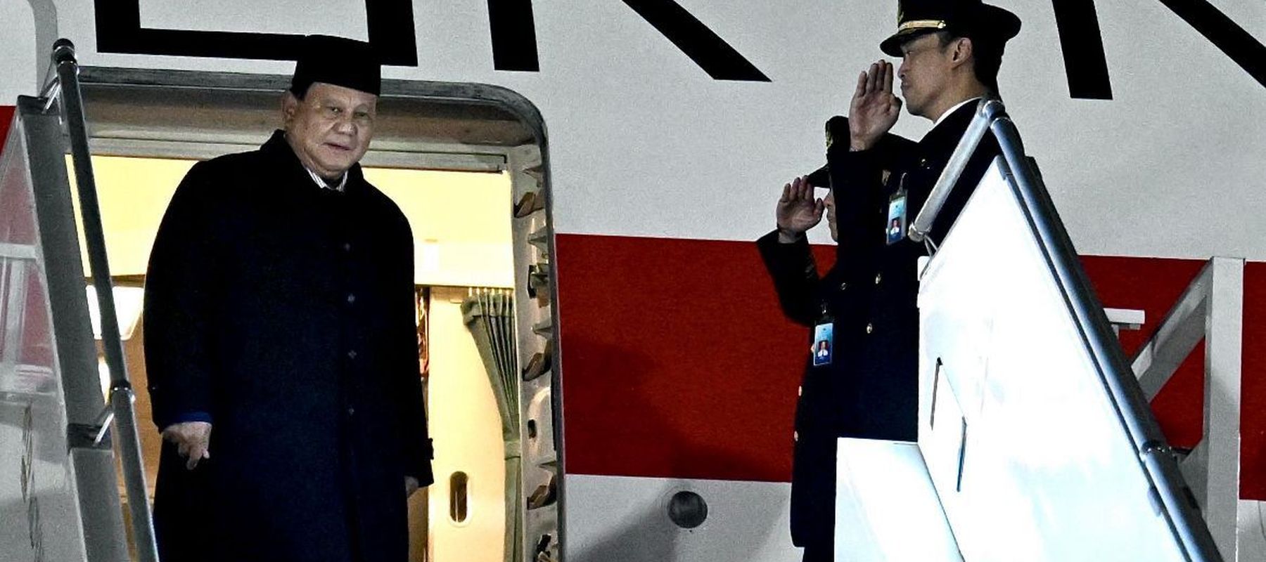 Prabowo Tiba di Amman Yordania